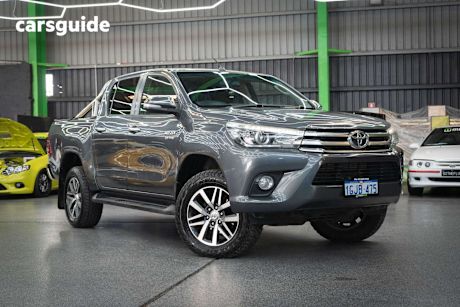Black 2017 Toyota Hilux Ute Tray SR5 4X4