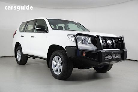 White 2019 Toyota Landcruiser Prado Wagon Gx (4X4)
