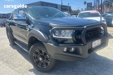 Black 2021 Ford Ranger Ute Tray XLT 4X4