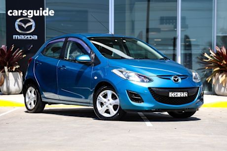 Blue 2012 Mazda 2 Hatchback Neo