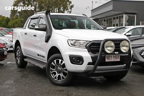 White 2018 Ford Ranger Ute Tray WILDTRAK 4X4
