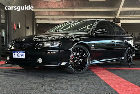 Black 2002 Holden Commodore Sedan Ss