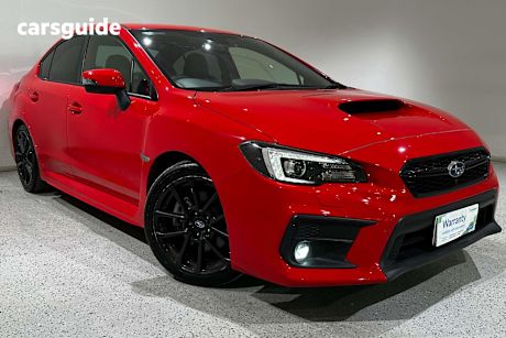 Red 2021 Subaru WRX Sedan PREMIUM 4WD