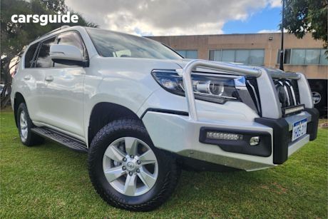 White 2019 Toyota Landcruiser Prado Wagon Gxl (4X4)
