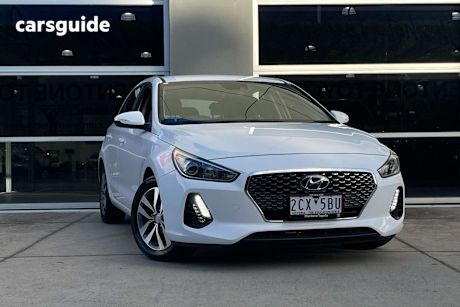 White 2019 Hyundai I30 Hatchback Active