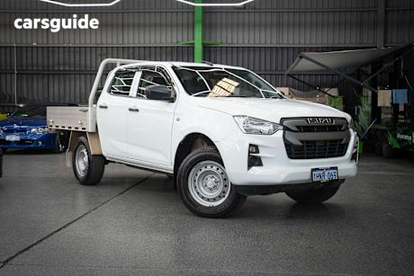White 2022 Isuzu D-MAX Ute Tray SX 4X4
