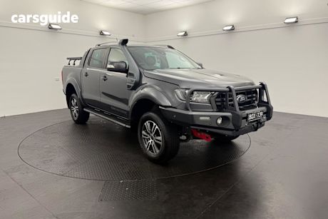 Grey 2021 Ford Ranger Ute Tray WILDTRAK 4X4