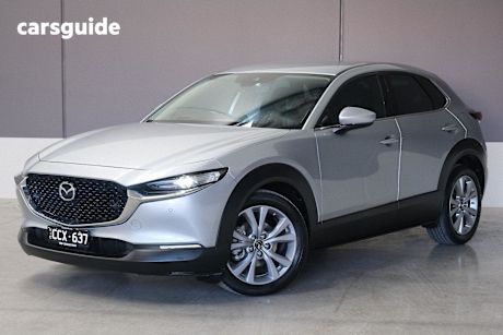 Silver 2021 Mazda CX-30 SUV G25 TOURING F