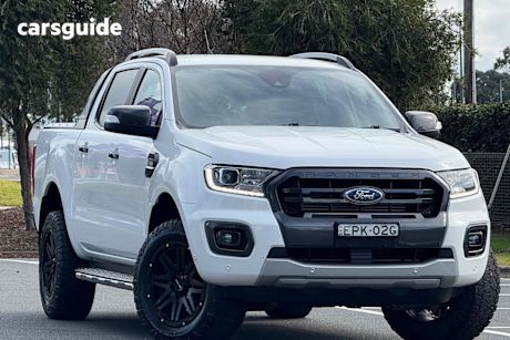 White 2021 Ford Ranger Double Cab Pick Up Wildtrak 3.2 (4X4)