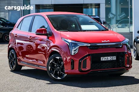 Red 2024 Kia Picanto Hatch GT-LINE F