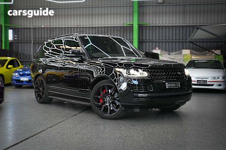 Black 2013 Land Rover Range Rover SUV V8SC VOGUE 4X4