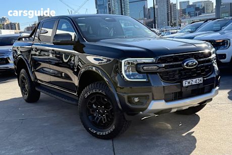Black 2024 Ford Ranger Ute Tray TREMOR 4X4
