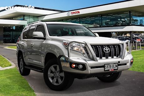 White 2015 Toyota Landcruiser Prado SUV GXL 4X4