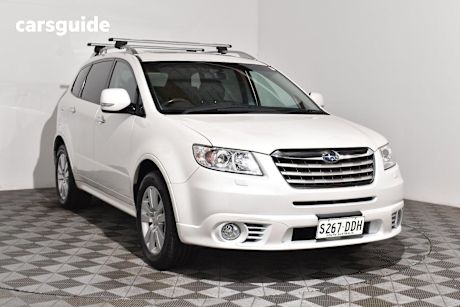 White 2013 Subaru Tribeca SUV R PREMIUM PACK 4WD