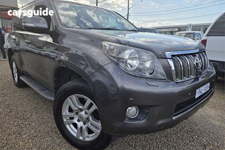 Grey 2010 Toyota Landcruiser Prado Wagon Kakadu (4X4)