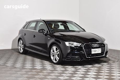 Black 2020 Audi A3 Hatch 35 TFSI S LINE PLUS F