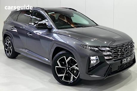 Grey 2024 Hyundai Tucson SUV PREMIUM N LINE 4X4