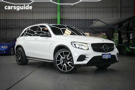 White 2019 Mercedes-Benz GLC-Class SUV GLC43 AMG 4WD