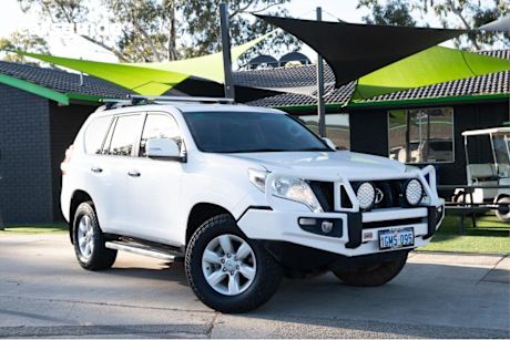 White 2014 Toyota Landcruiser Prado SUV GX 4X4