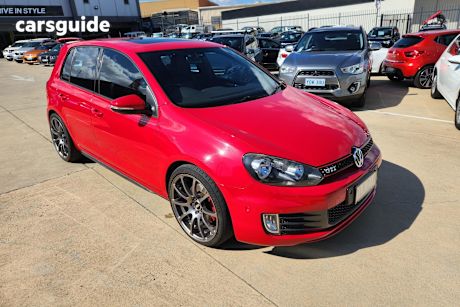 Red 2013 Volkswagen Golf Hatchback Gti