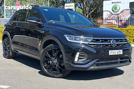 Black 2024 Volkswagen T-ROC SUV 140TSI R-LINE 4WD