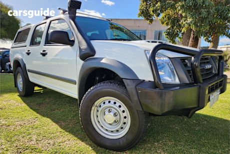 White 2011 Isuzu D-MAX Dual Cab Utility Sx (4X4)