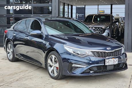 Blue 2019 Kia Optima Sedan GT F