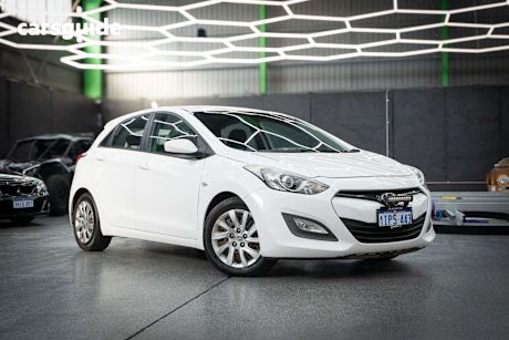 White 2012 Hyundai I30 Hatch ACTIVE F