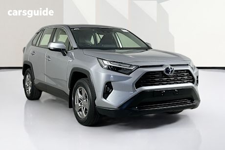 Silver 2022 Toyota RAV4 Wagon Gx (Awd) Hybrid
