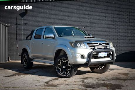 Silver 2013 Toyota Hilux Ute Tray SR5 4X4