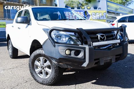 White 2019 Mazda BT-50 Dual Cab Utility Xt (4X4) (5Yr)