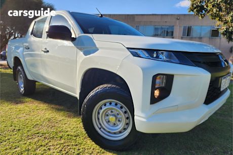 White 2019 Mitsubishi Triton Double Cab Pick Up Glx Adas