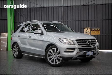 Silver 2012 Mercedes-Benz ML SUV ML350 BLUETEC 4X4