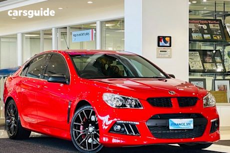 Red 2014 Holden Clubsport Sedan R8 R