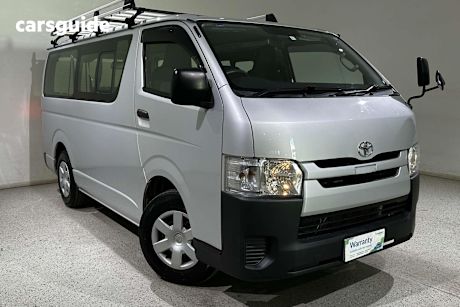 Silver 2020 Toyota HiAce Commercial
