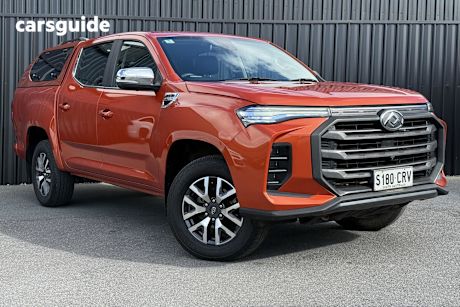 Orange 2022 LDV T60 Ute Tray MAX LUXE 4X4