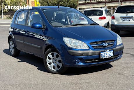 Blue 2006 Hyundai Getz Hatch