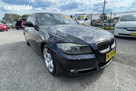 Black 2011 BMW 3 Sedan 20D LIFESTYLE E90 MY11