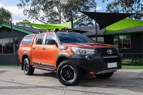 Red 2018 Toyota Hilux Double Cab Pick Up Rugged X (4X4)