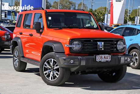 Orange 2024 GWM Tank 300 SUV ULTRA HYBRID 4X4