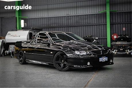 Black 2001 Holden UTE Ute Tray SS R