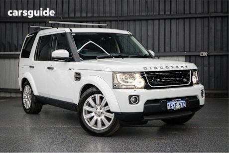 White 2013 Land Rover Discovery 4 Wagon 3.0 Tdv6