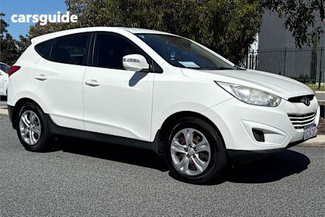 White 2010 Hyundai IX35 SUV ACTIVE F