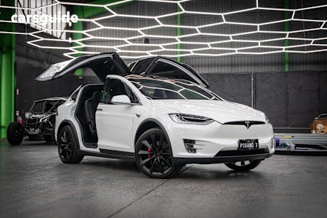 White 2019 Tesla Model X SUV LUDICROUS PERFORMANCE 4WD