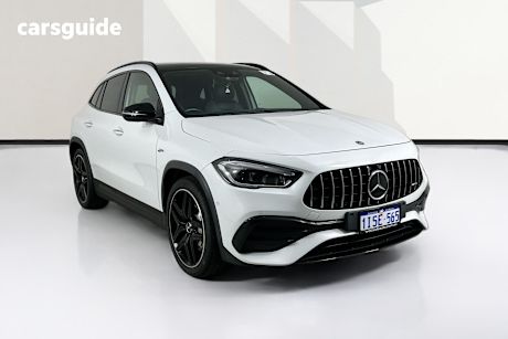 White 2021 Mercedes-Benz GLA35 Wagon 4Matic