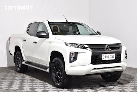 White 2021 Mitsubishi Triton Ute Tray GLX-R R
