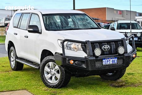 White 2019 Toyota Landcruiser Prado Wagon Gx (4X4)
