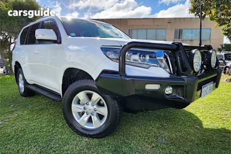 White 2019 Toyota Landcruiser Prado Wagon Gxl (Prem Int) (4X4)