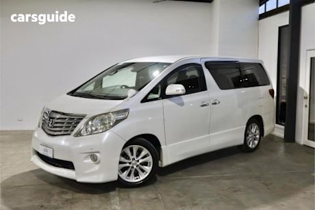 White 2012 Toyota Alphard OtherCar