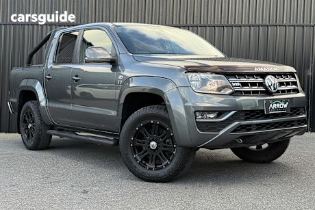 Grey 2017 Volkswagen Amarok Ute Tray TDI550 HIGHLINE 4X4